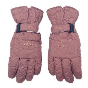 Kombi - Purple Snow Glove with Genuine Leather, Size M